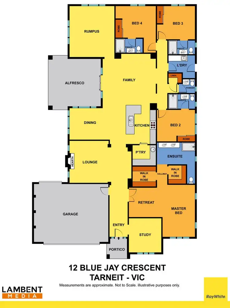 Floorplan of Homely house listing, 12 Blue Jay Crescent, Tarneit VIC 3029