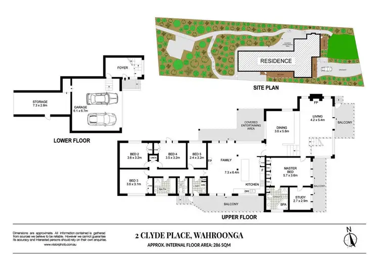 Floorplan of Homely house listing, 2 Clyde Place, Wahroonga NSW 2076