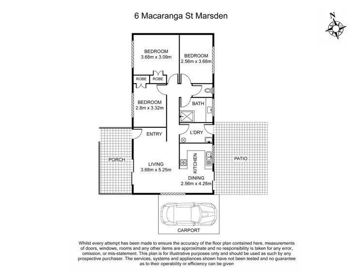 Floorplan of Homely house listing, 6 Macaranga Street, Marsden QLD 4132