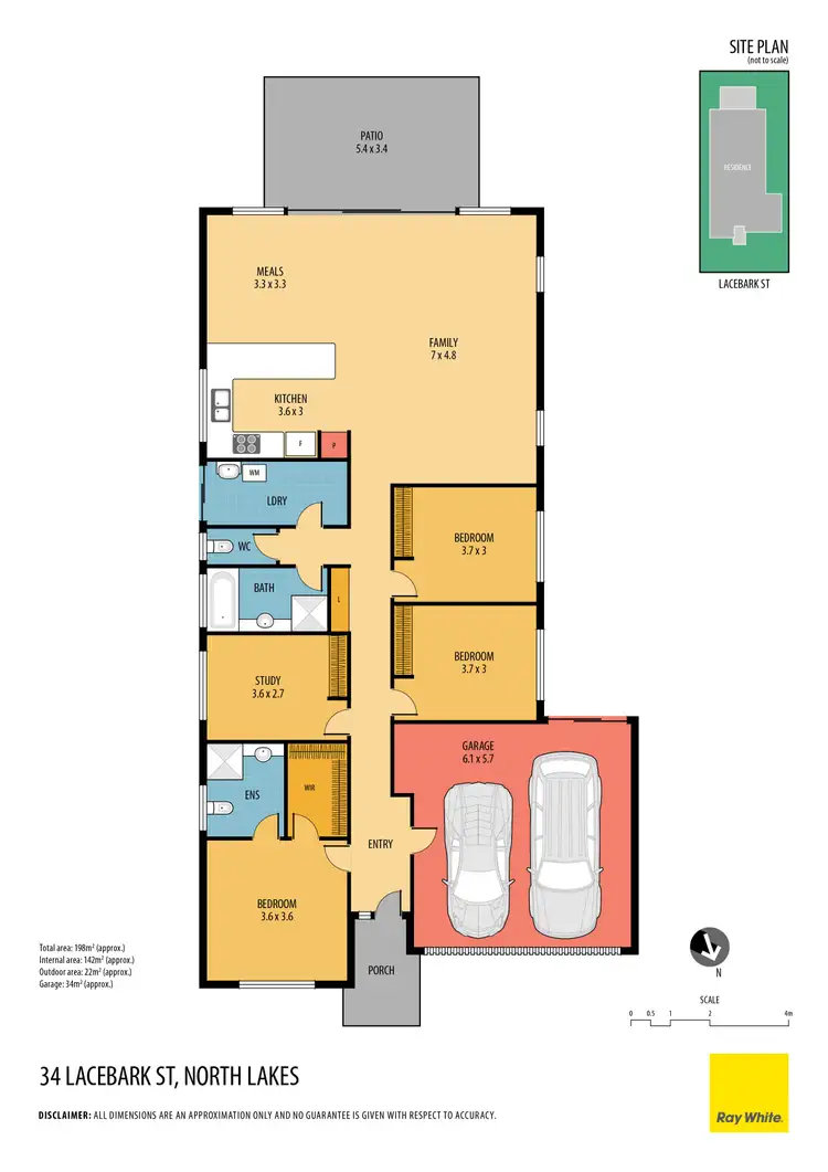 Floorplan of Homely house listing, 34 Lacebark Street, North Lakes QLD 4509