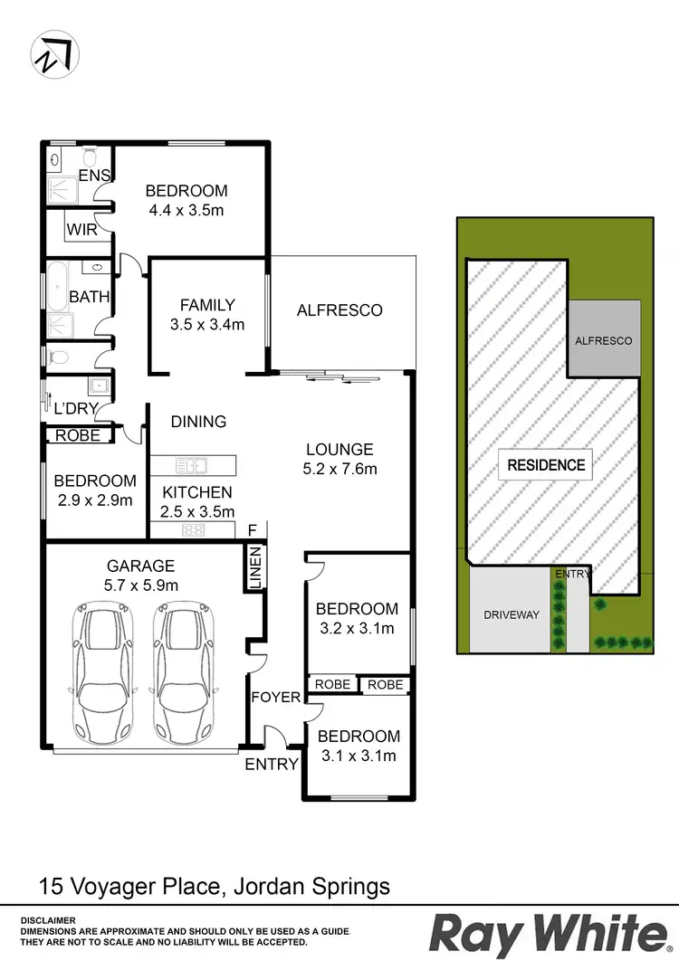 Floorplan of Homely house listing, 15 Voyager Court, Jordan Springs NSW 2747