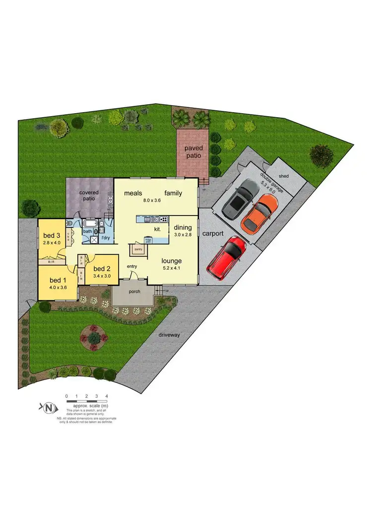 Floorplan of Homely house listing, 2 Hyde Court, Mulgrave VIC 3170