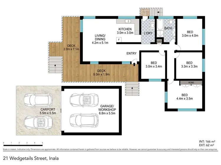 Floorplan of Homely house listing, 21 Wedgetail Street, Inala QLD 4077