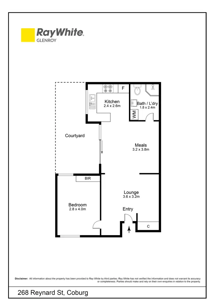 Floorplan of Homely house listing, 268 Reynard Street, Coburg VIC 3058