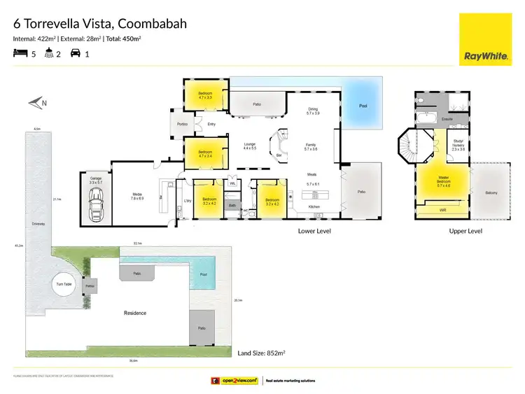 Floorplan of Homely house listing, 6 Torrevella Vista, Coombabah QLD 4216