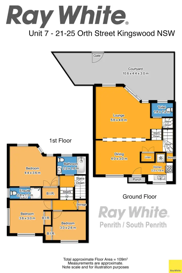 Floorplan of Homely unit listing, 7/21-25 Orth Street, Kingswood NSW 2747