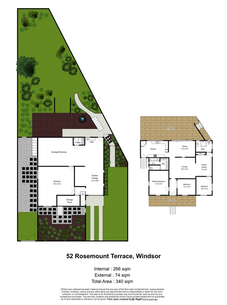 Floorplan of Homely house listing, 52 Rosemount Terrace, Windsor QLD 4030