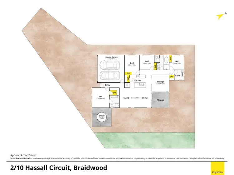 Floorplan of Homely house listing, 1/10 Hassall Circuit, Braidwood NSW 2622