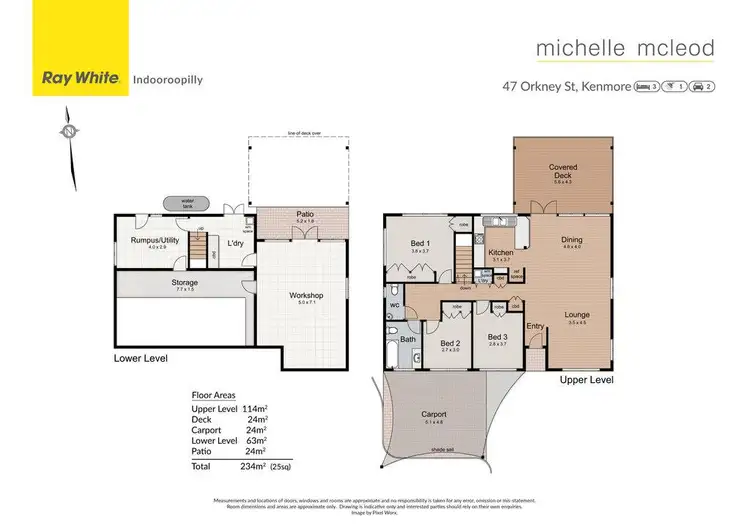 Floorplan of Homely house listing, 47 Orkney Street, Kenmore QLD 4069