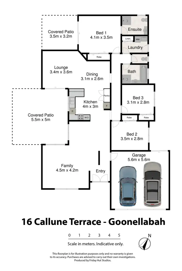 Floorplan of Homely house listing, 16 Callune Terrace, Goonellabah NSW 2480