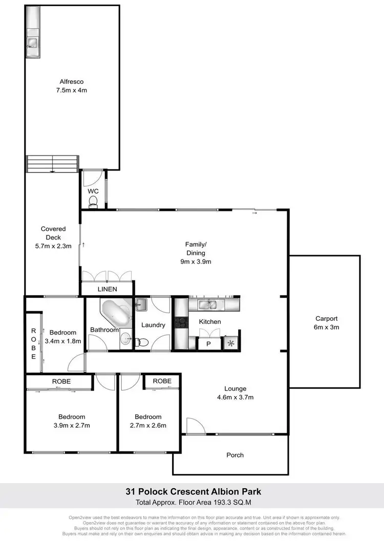 Floorplan of Homely house listing, 31 Polock Crescent, Albion Park NSW 2527
