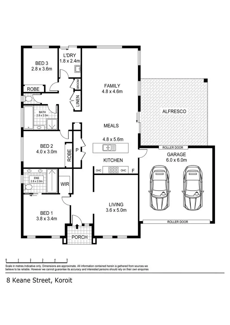 Floorplan of Homely house listing, 8 Keane Street, Koroit VIC 3282