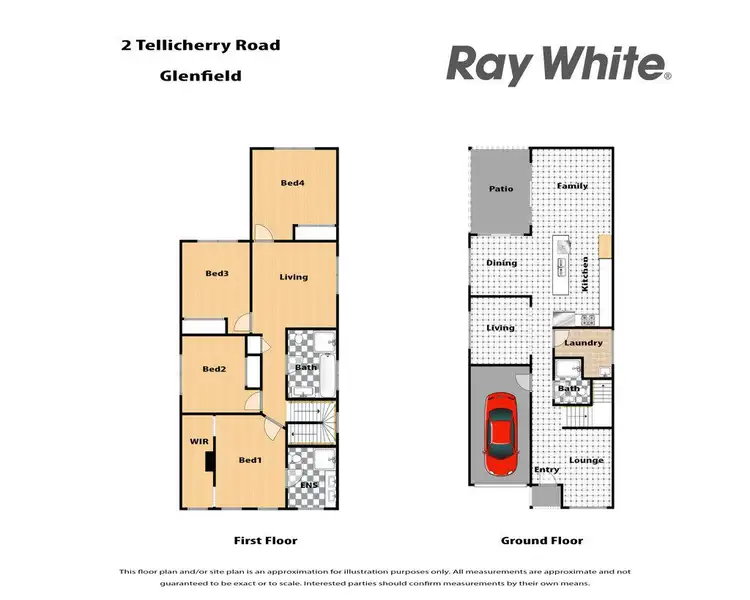 Floorplan of Homely house listing, 2 Tellicherry Road, Glenfield NSW 2167