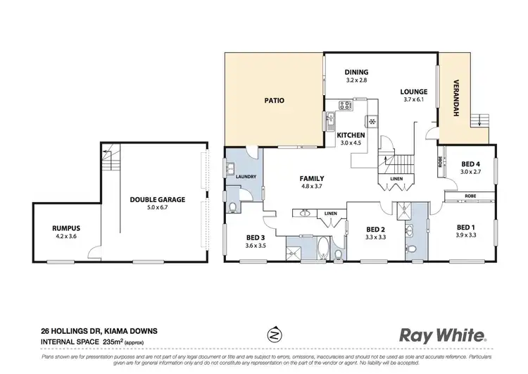 Floorplan of Homely house listing, 26 Hollings Drive, Kiama Downs NSW 2533