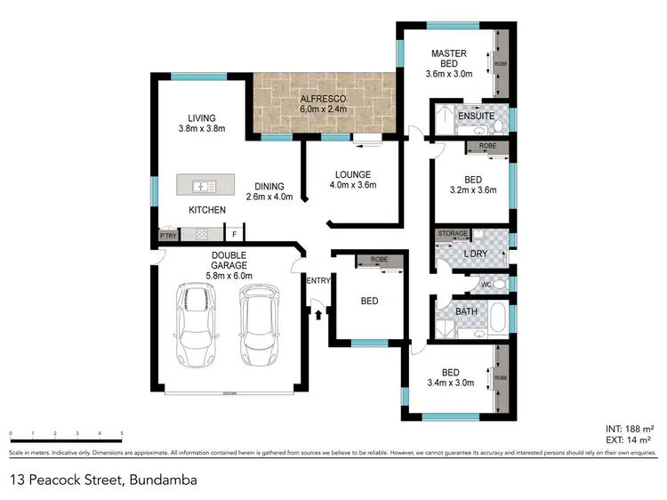 Floorplan of Homely house listing, 13 Peacock Drive, Bundamba QLD 4304