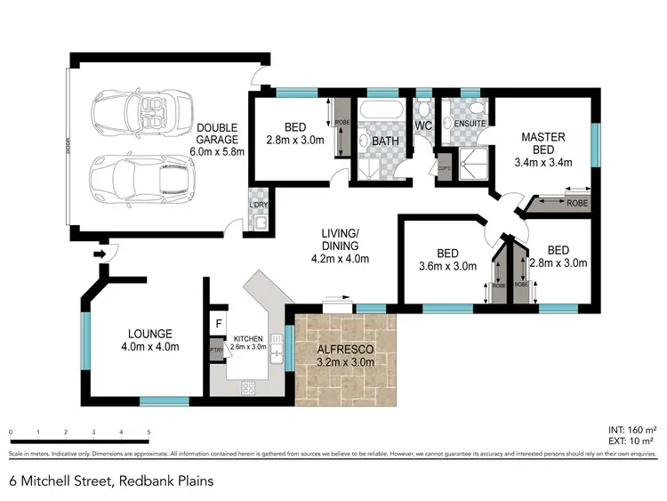 Floorplan of Homely house listing, 6 Mitchell Street, Redbank Plains QLD 4301