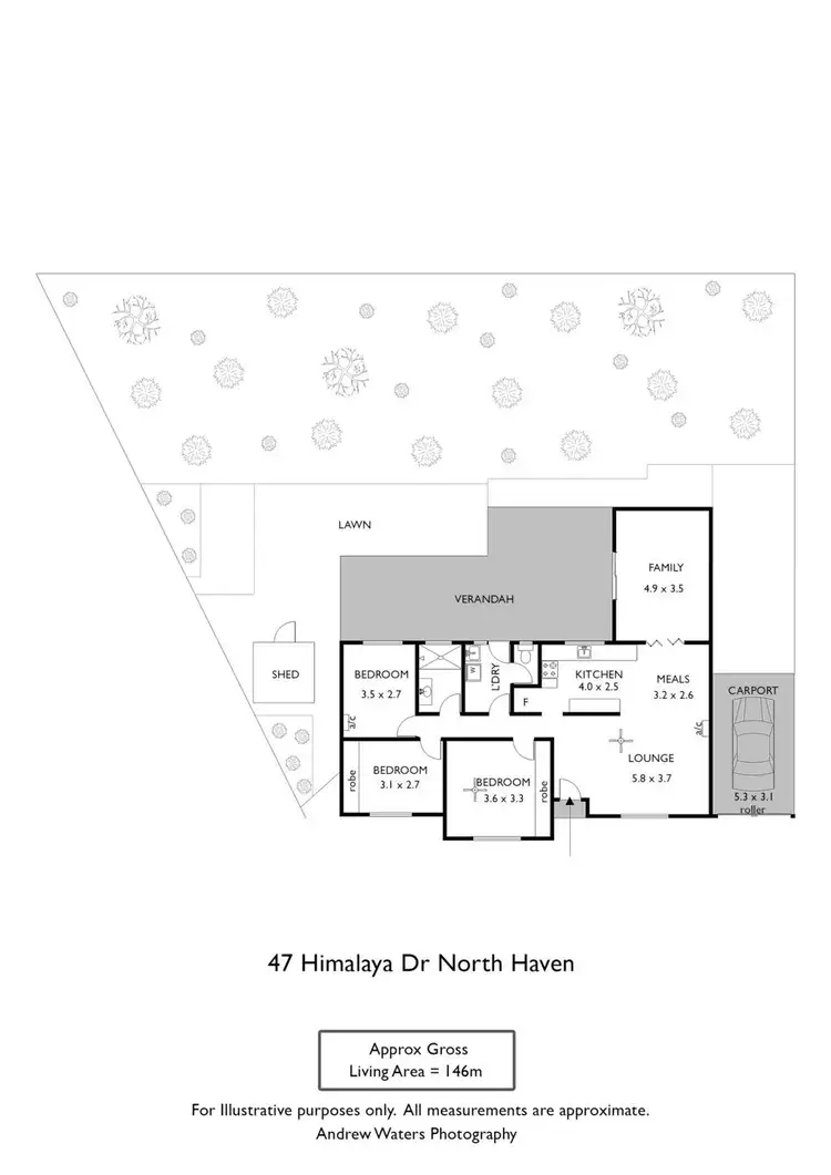 Floorplan of Homely house listing, 47 Himalaya Drive, North Haven SA 5018