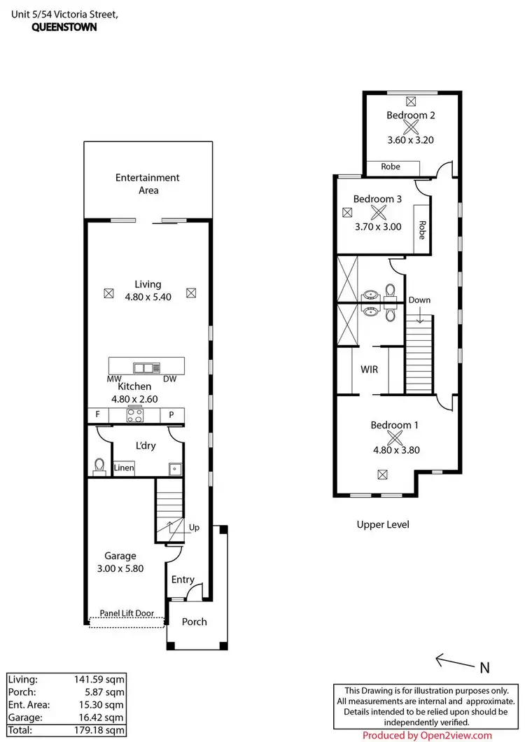 Floorplan of Homely townhouse listing, 5/54 Victoria Street, Queenstown SA 5014