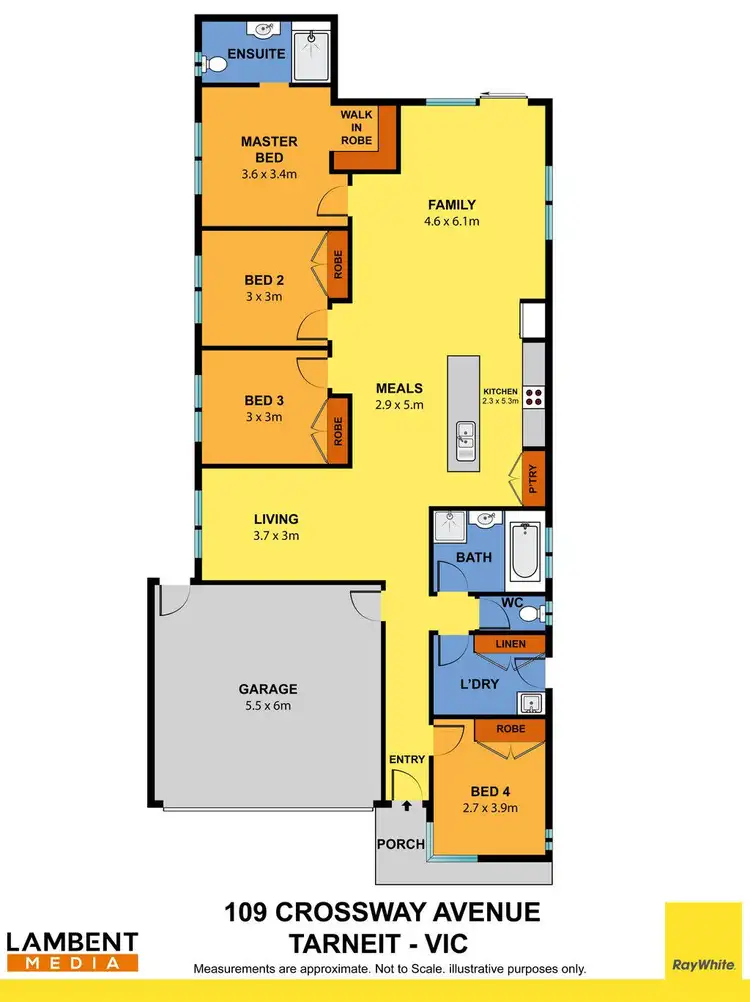 Floorplan of Homely house listing, 109 Crossway Avenue, Tarneit VIC 3029