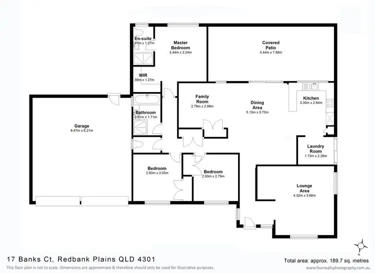 Floorplan of Homely house listing, 17 Banks Court, Redbank Plains QLD 4301