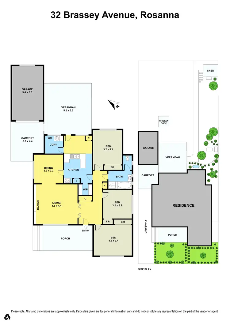 Floorplan of Homely house listing, 32 Brassey Avenue, Rosanna VIC 3084