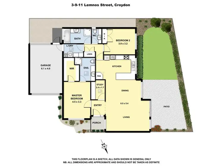 Floorplan of Homely unit listing, 3/9-11 Lemnos Street, Croydon VIC 3136