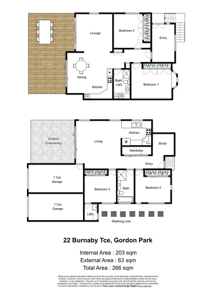 Floorplan of Homely house listing, 22 Burnaby Terrace, Gordon Park QLD 4031