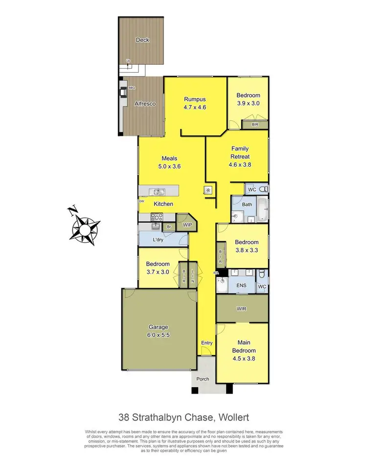 Floorplan of Homely house listing, 38 Strathalbyn Chase, Wollert VIC 3750