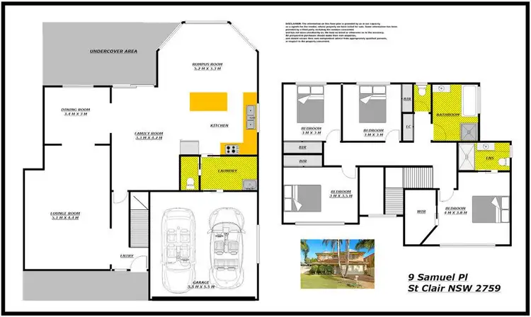 Floorplan of Homely house listing, 9 Samuel Place, St Clair NSW 2759