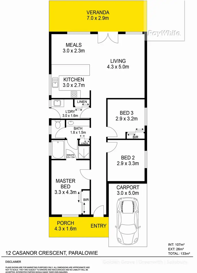 Floorplan of Homely house listing, 12 Casanor Crescent, Paralowie SA 5108