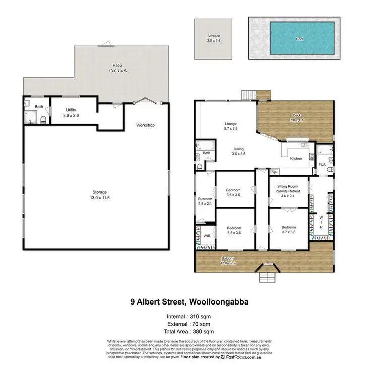 Floorplan of Homely house listing, 9 Albert Street, Woolloongabba QLD 4102