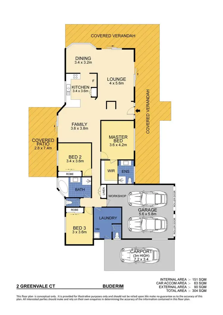 Floorplan of Homely house listing, 2 Greenvale Court, Buderim QLD 4556