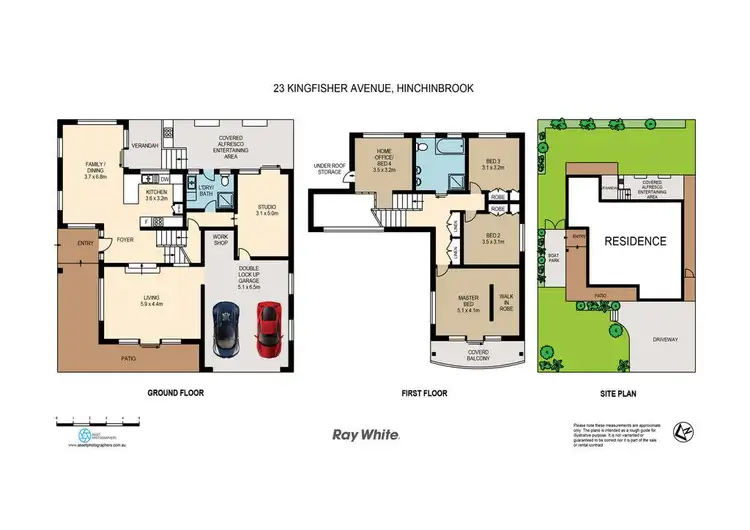 Floorplan of Homely house listing, 23 Kingfisher Avenue, Hinchinbrook NSW 2168