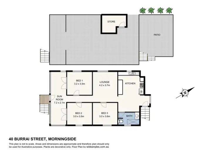 Floorplan of Homely house listing, 40 Burrai Street, Morningside QLD 4170