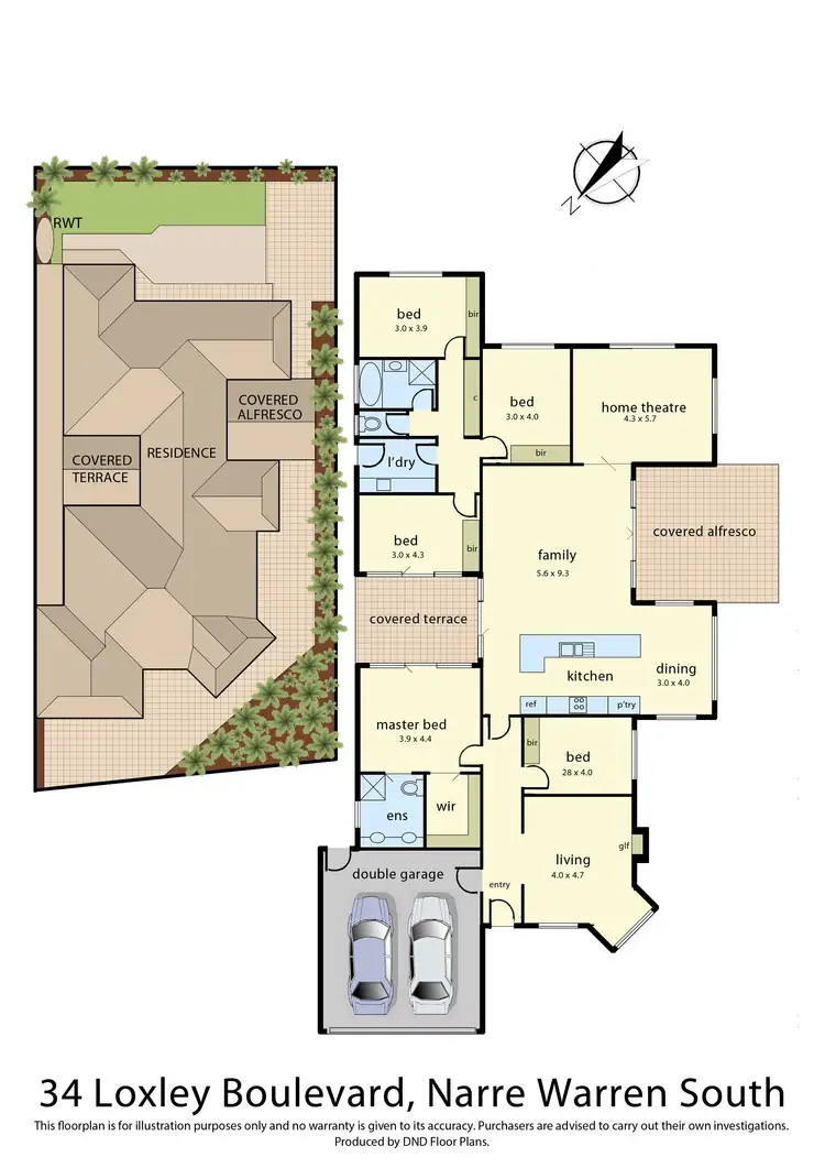 Floorplan of Homely house listing, 34 Loxley Boulevard, Narre Warren South VIC 3805