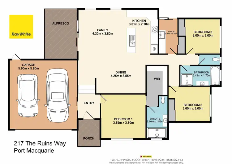 Floorplan of Homely house listing, 217 The Ruins Way, Port Macquarie NSW 2444
