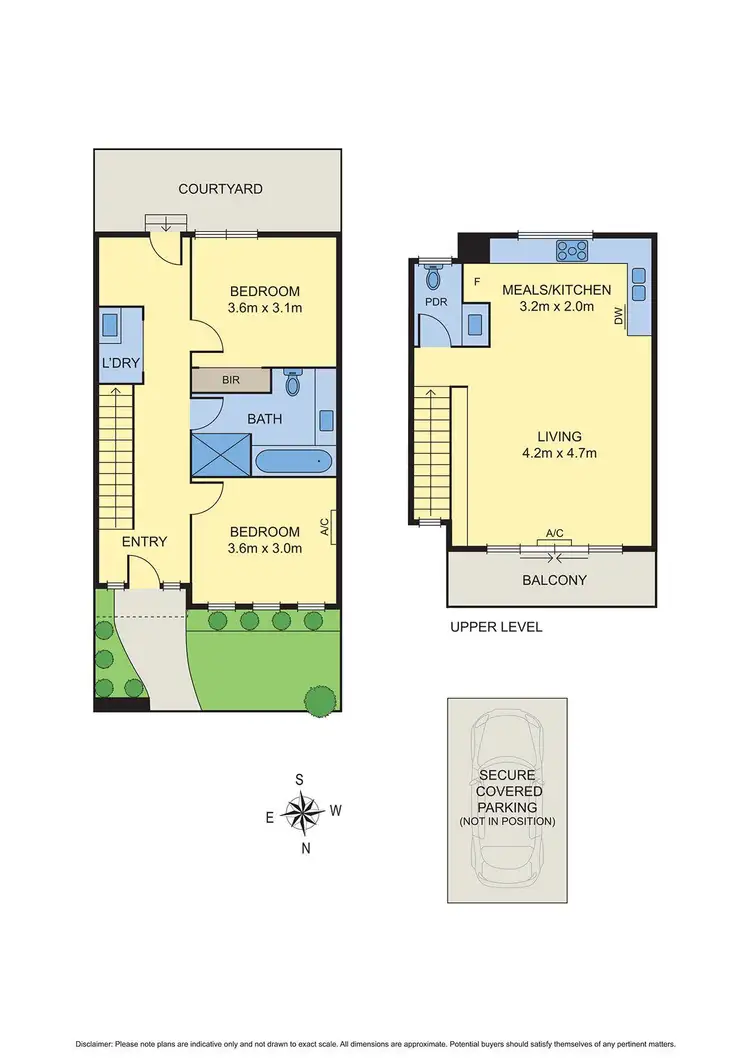 Floorplan of Homely townhouse listing, 23 Ida Street, Coburg North VIC 3058