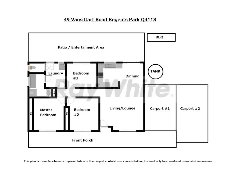 Floorplan of Homely house listing, 49 Vansittart Road, Regents Park QLD 4118