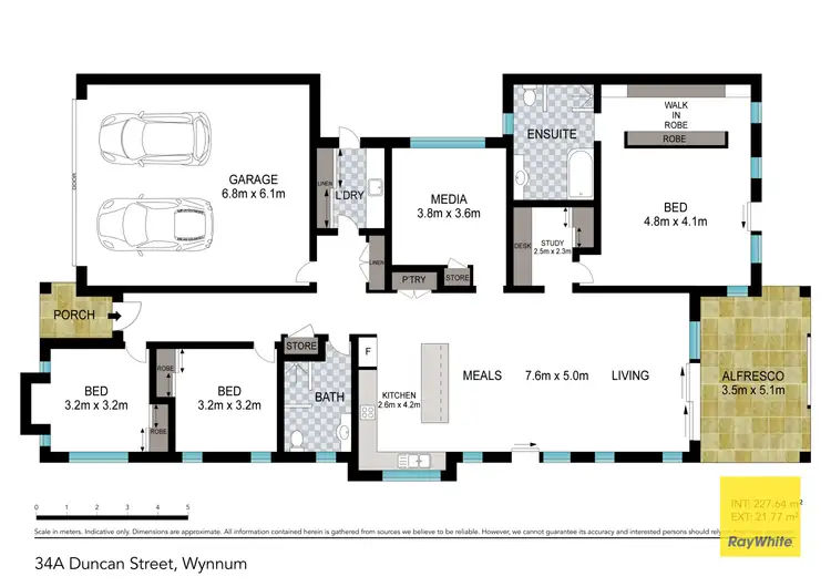 Floorplan of Homely house listing, 34A Duncan Street, Wynnum West QLD 4178