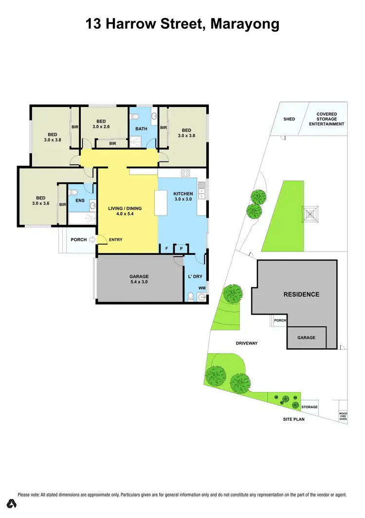Floorplan of Homely house listing, 13 Harrow Street, Marayong NSW 2148