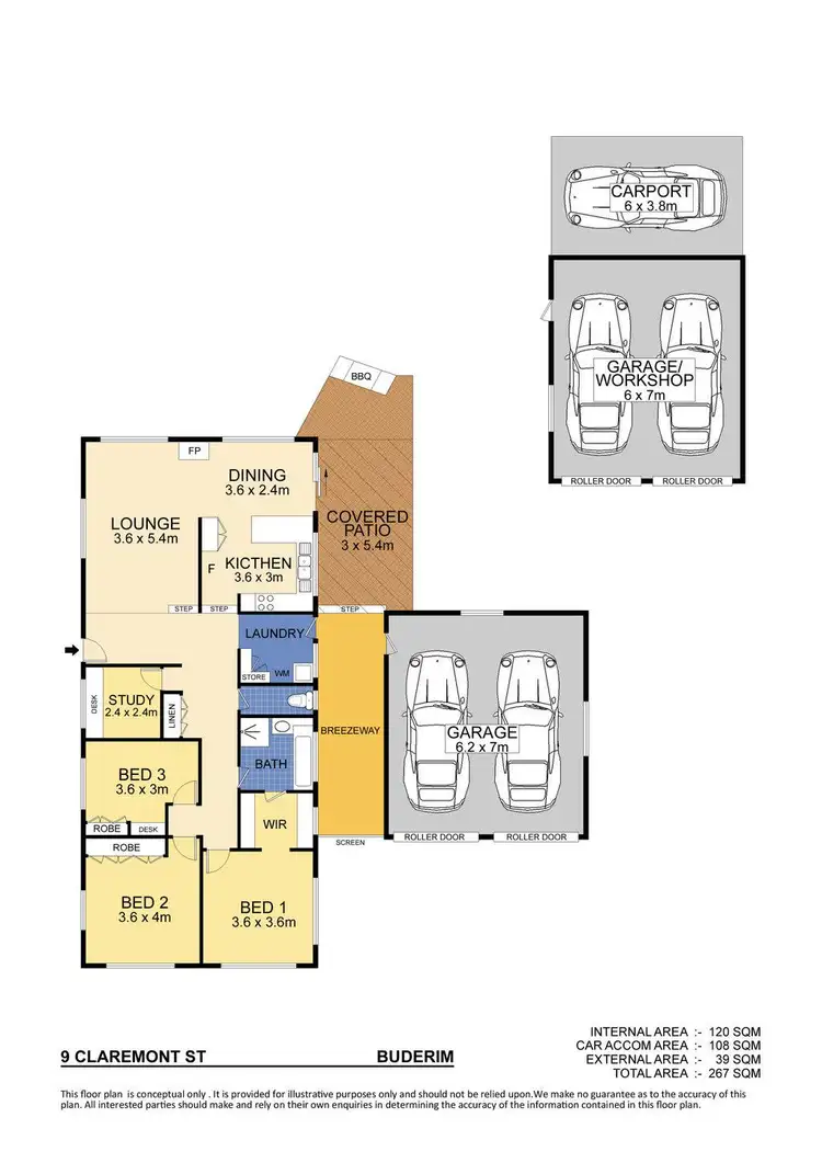 Floorplan of Homely house listing, 9 Claremont Street, Buderim QLD 4556