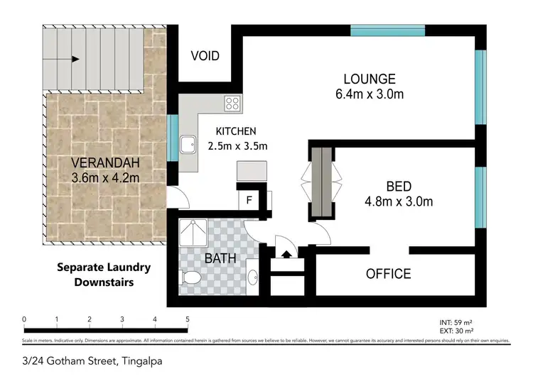Floorplan of Homely unit listing, 3/24 Gorham Street, Tingalpa QLD 4173