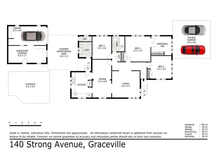 Floorplan of Homely house listing, 140 Strong Avenue, Graceville QLD 4075