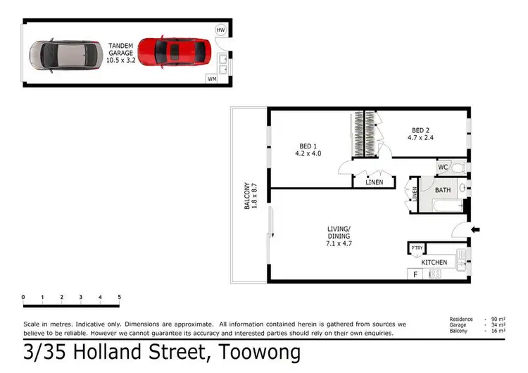 Floorplan of Homely unit listing, 3/35 Holland Street, Toowong QLD 4066