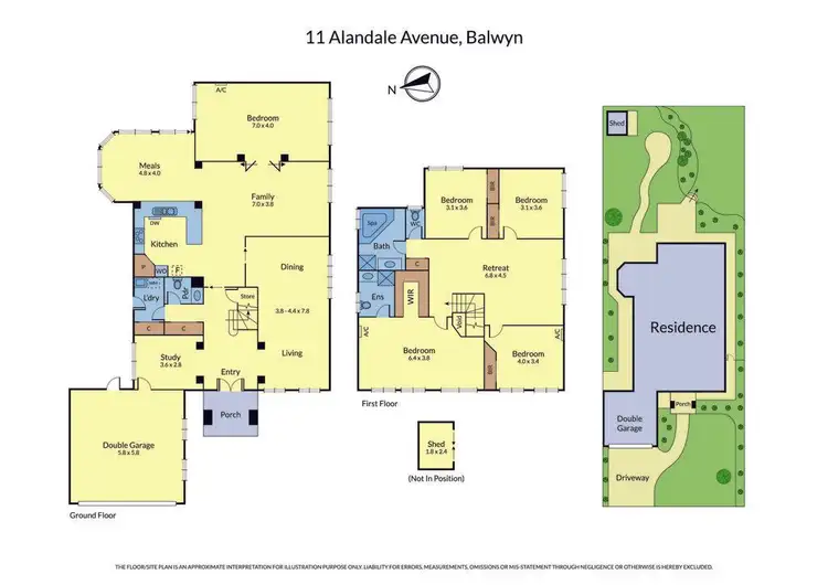 Floorplan of Homely house listing, 11 Alandale Avenue, Balwyn VIC 3103
