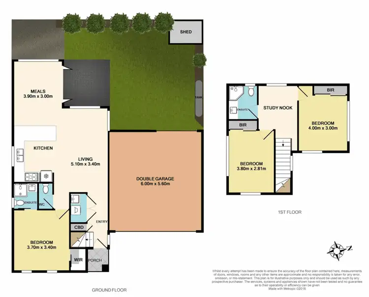 Floorplan of Homely townhouse listing, 3/48 Bunnett Road, Knoxfield VIC 3180