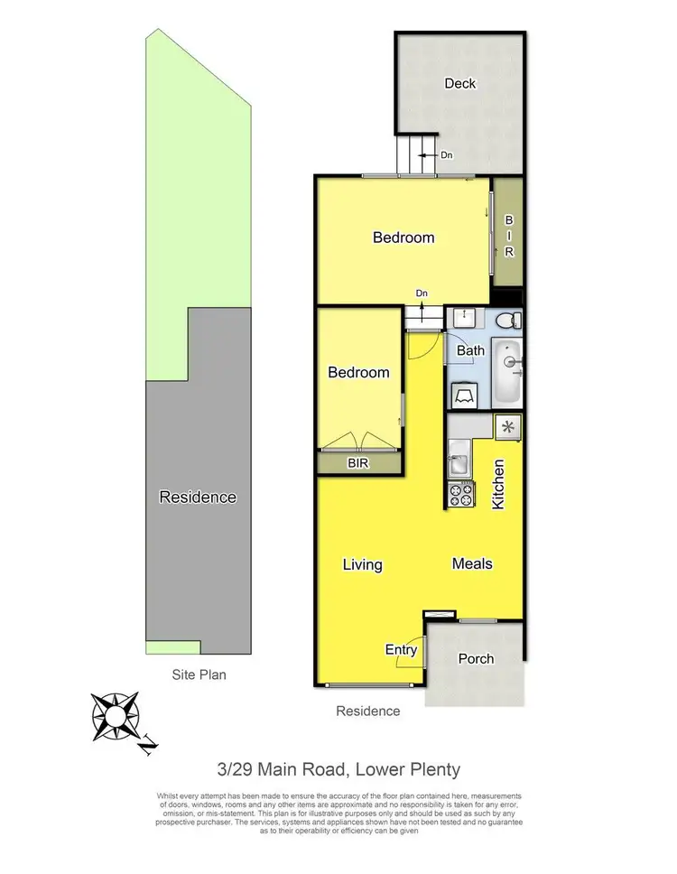 Floorplan of Homely unit listing, 3/29 Main Road, Lower Plenty VIC 3093