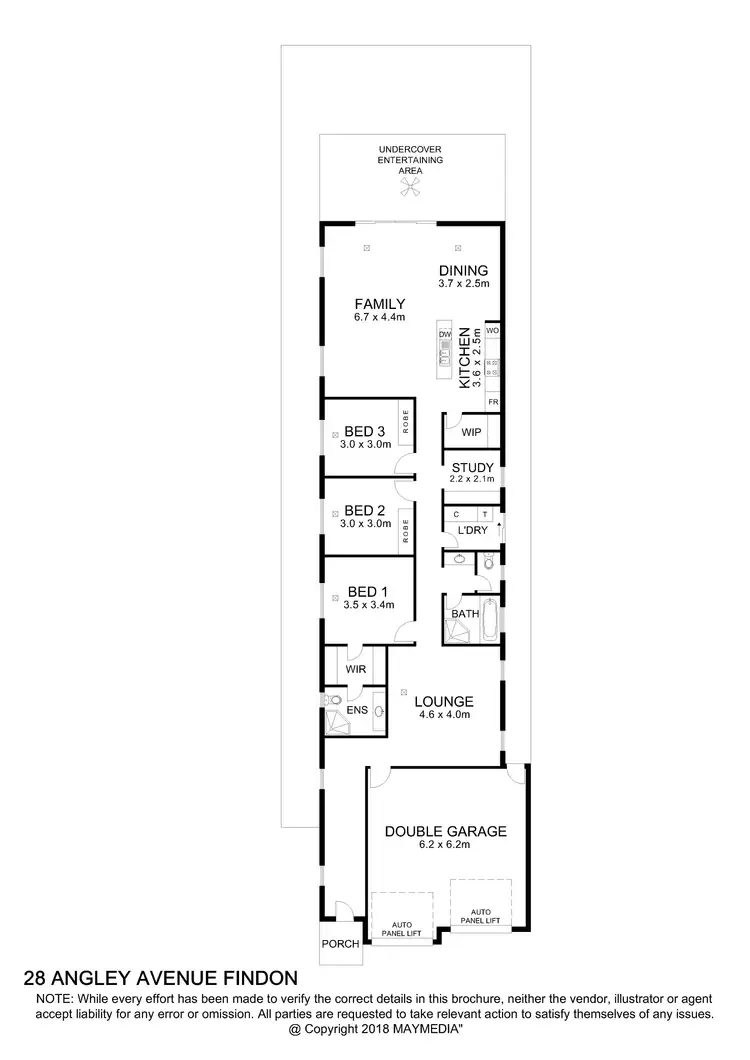 Floorplan of Homely house listing, 28 and 28A Angley Avenue, Findon SA 5023