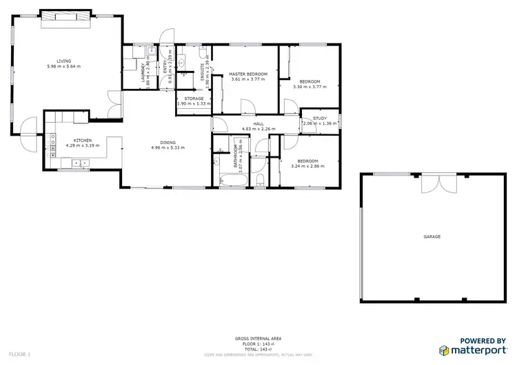 Floorplan of Homely house listing, 9 Makepeace Street, Swan Hill VIC 3585