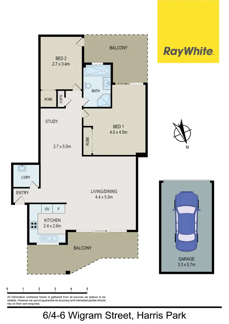 Floorplan of Homely unit listing, 6/4-6 Wigram Street, Harris Park NSW 2150